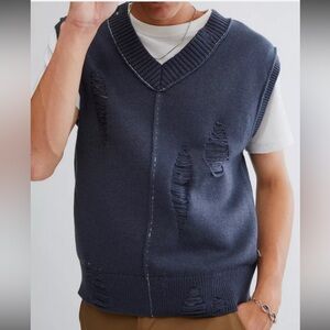 Urban Outfitters Men’s Syd Trashed Sweater Vest